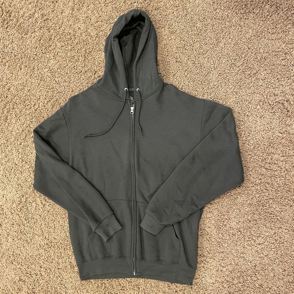 Army Green Zip-Up Jacket